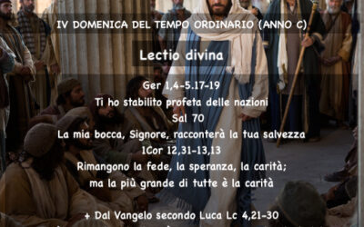 IV DOMENICA DEL TEMPO ORDINARIO (ANNO C) -Lectio divina