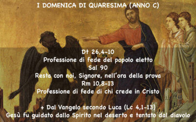 I DOMENICA DI QUARESIMA (ANNO C) – Lectio Divina