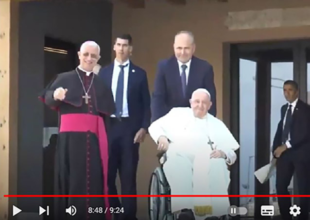 La benedizione di Papa Francesco alla Mensa “Don Giovanni Mele”