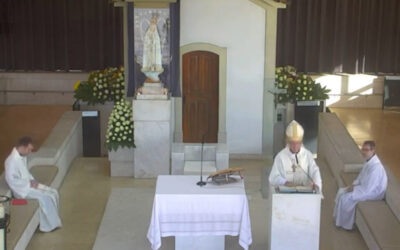 Omelia di S. Ecc. l’Arcivescovo dalla cappellina delle apparizioni del Santuario di Fatima