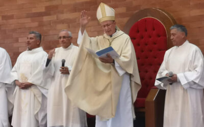 S.  Ecc. l’Arcivescovo, come Delegato Nazionale nel Comitato Pontificio del Congresso Eucaristico Internazionale, all’Assemblea Plenaria dell’Arcidiocesi di Quito (Ecuador), in preparazione al 53° Congresso Eucaristico Internazionale