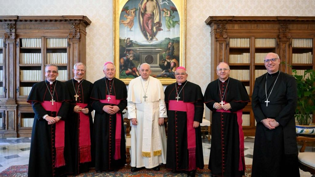 I Vescovil lucani dal Papa