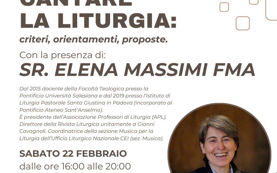 2° INCONTRO DI FORMAZIONE: cantare la liturgia