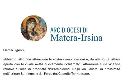 Nota dell’Arcidiocesi sulla vicenda di Via Lanera